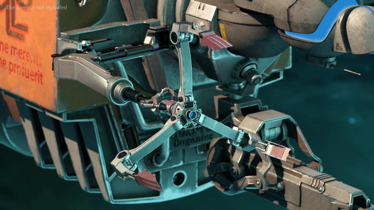 Sci-Fi Manipulator Arm 3D