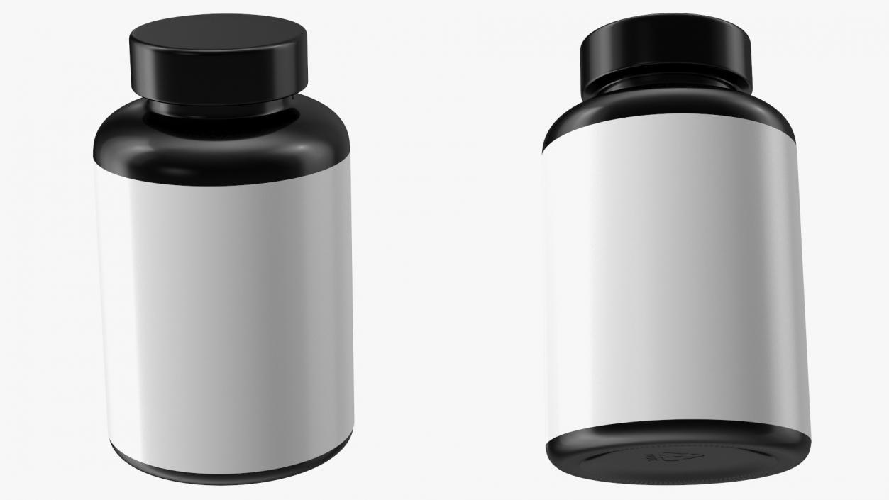 Plastic Jar Blank 3D