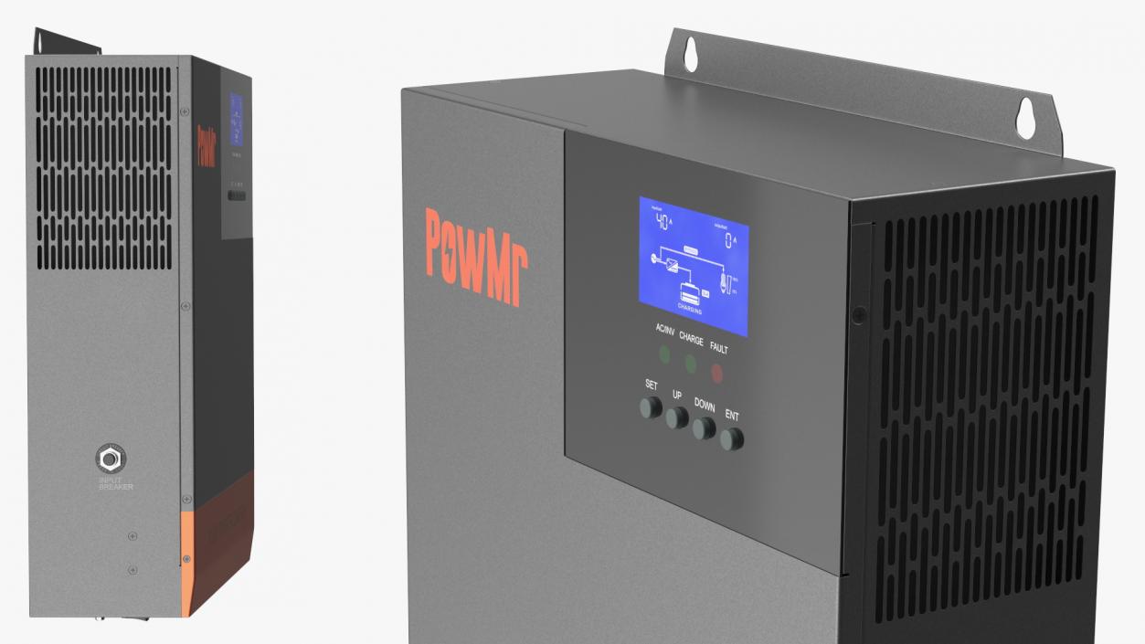 3D PowMr Solar Inverter Charger model