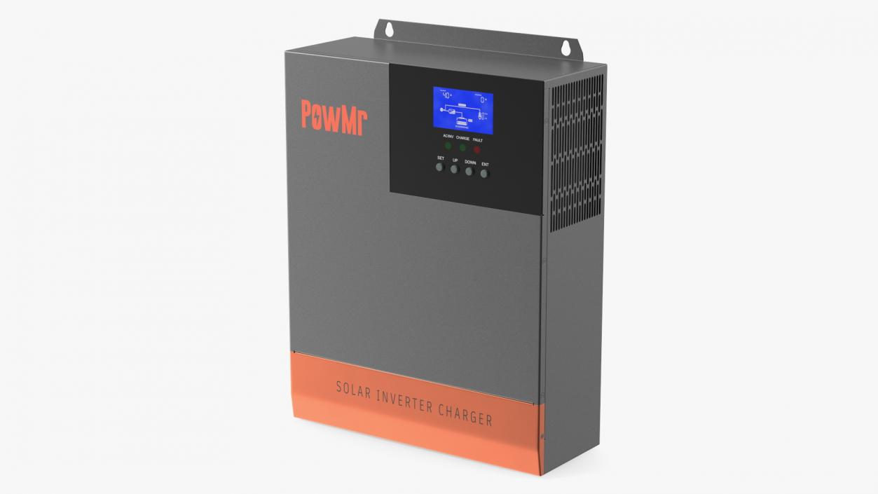 3D PowMr Solar Inverter Charger model