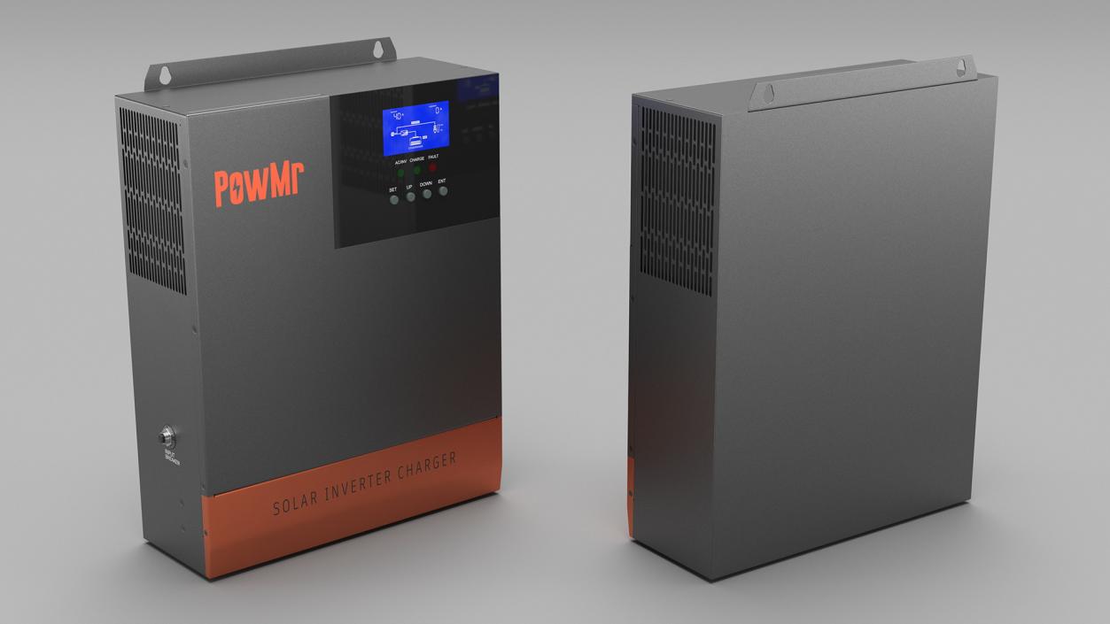 3D PowMr Solar Inverter Charger model