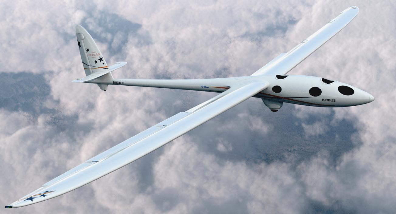 3D Airbus Perlan Mission II Glider