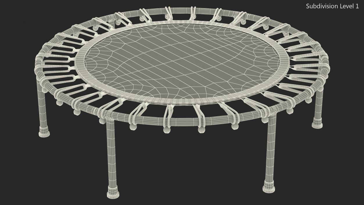 3D Fitness Trampoline model