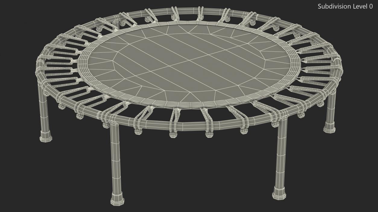 3D Fitness Trampoline model