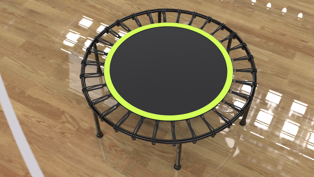 3D Fitness Trampoline model