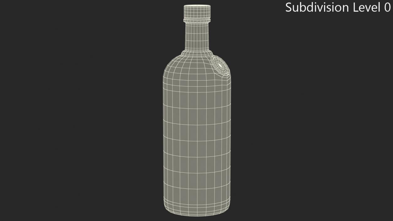 3D model Absolut Vodka Original 1L