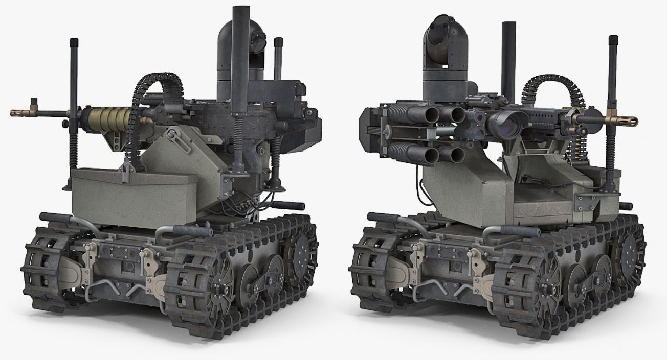 3D model Unmanned Battle Tank