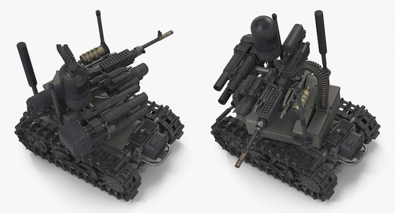 3D model Unmanned Battle Tank