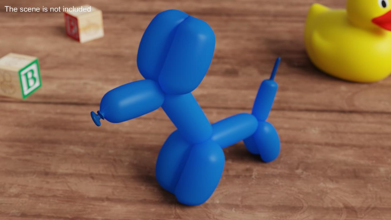 3D Balloon Animal Dog model