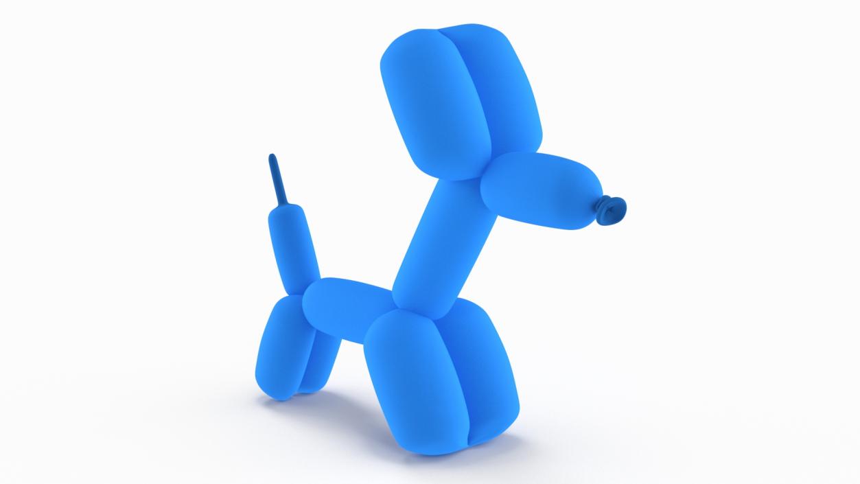 3D Balloon Animal Dog model