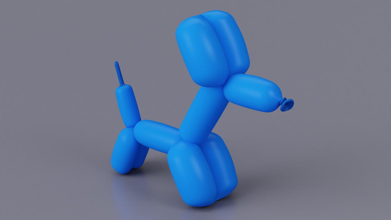 3D Balloon Animal Dog model