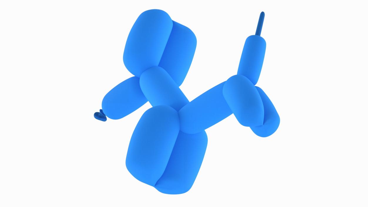 3D Balloon Animal Dog model