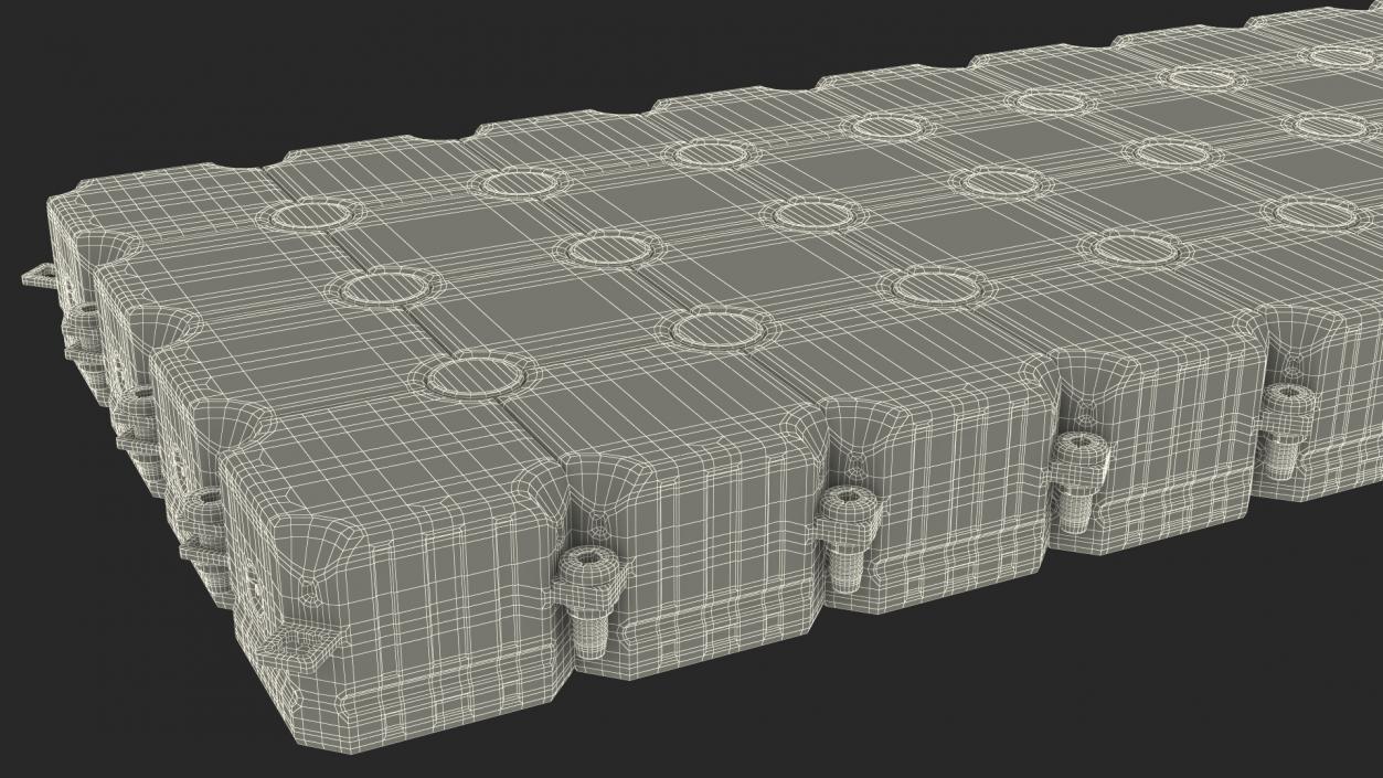 3D model Modular Floating Pontoon Cubes