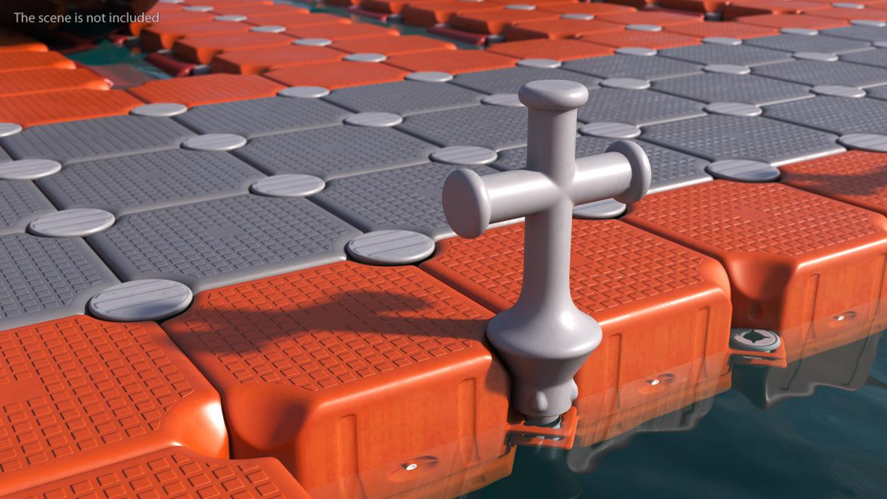 3D model Modular Floating Pontoon Cubes