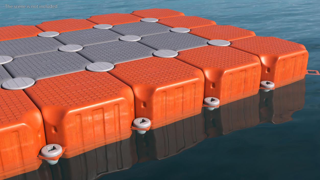 3D model Modular Floating Pontoon Cubes