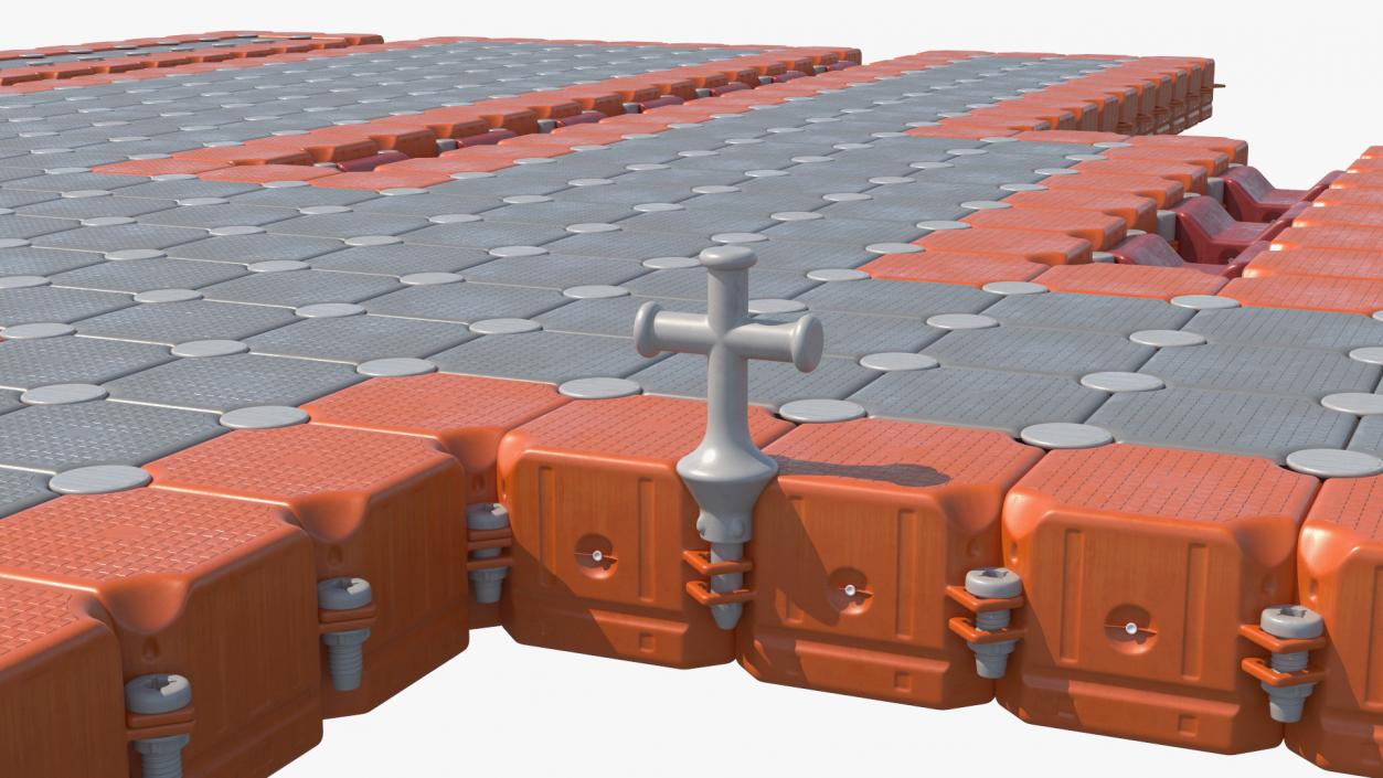 3D model Modular Floating Pontoon Cubes