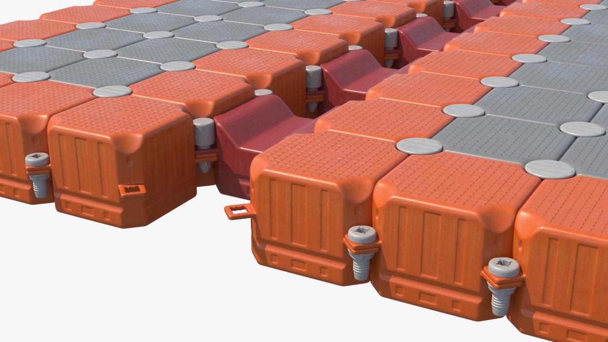 3D model Modular Floating Pontoon Cubes