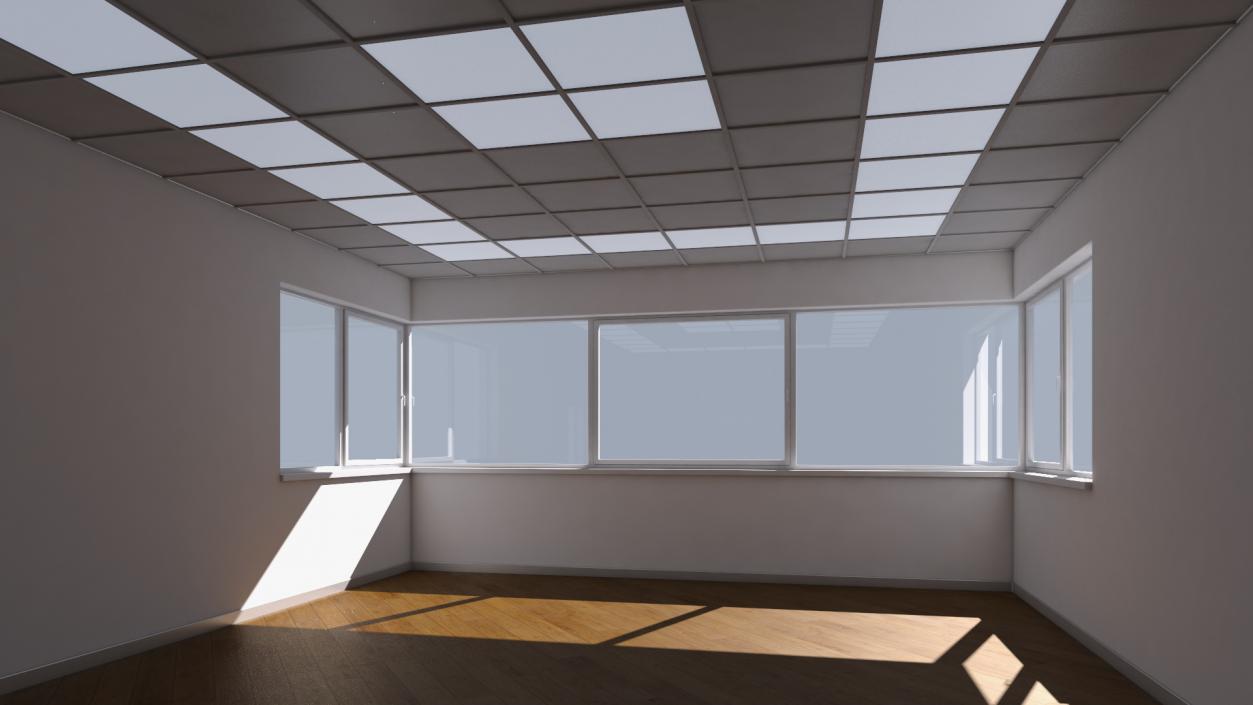 3D Training Seminar Room Empty White model