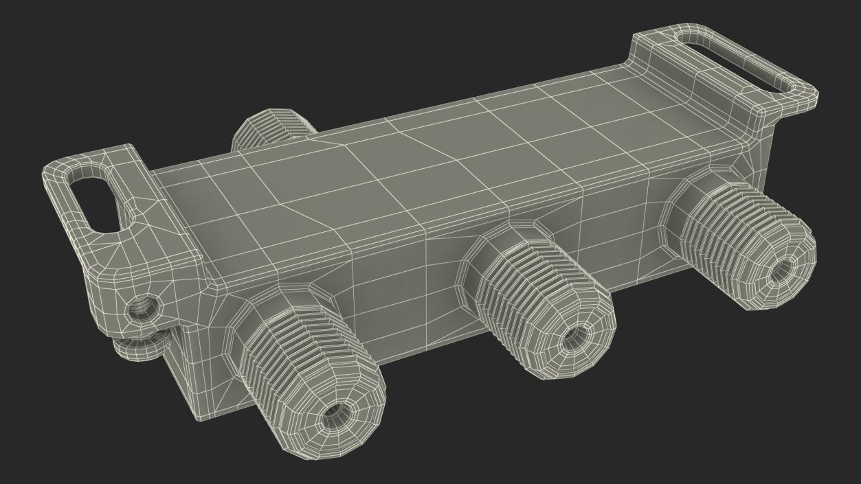 3D model Digital Signal 3 Way Coax Cable Splitter