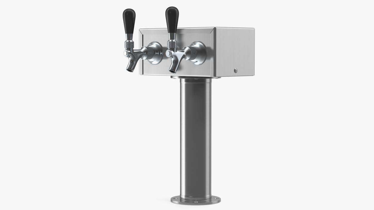 3D model Beer Dispenser Kegerator Tower