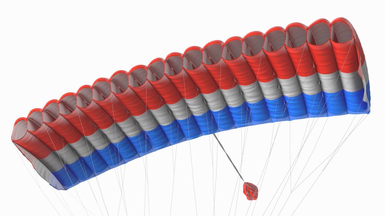 3D model Parafoil Parachute 2