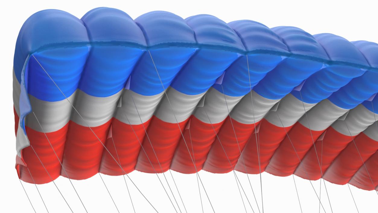 3D model Parafoil Parachute 2