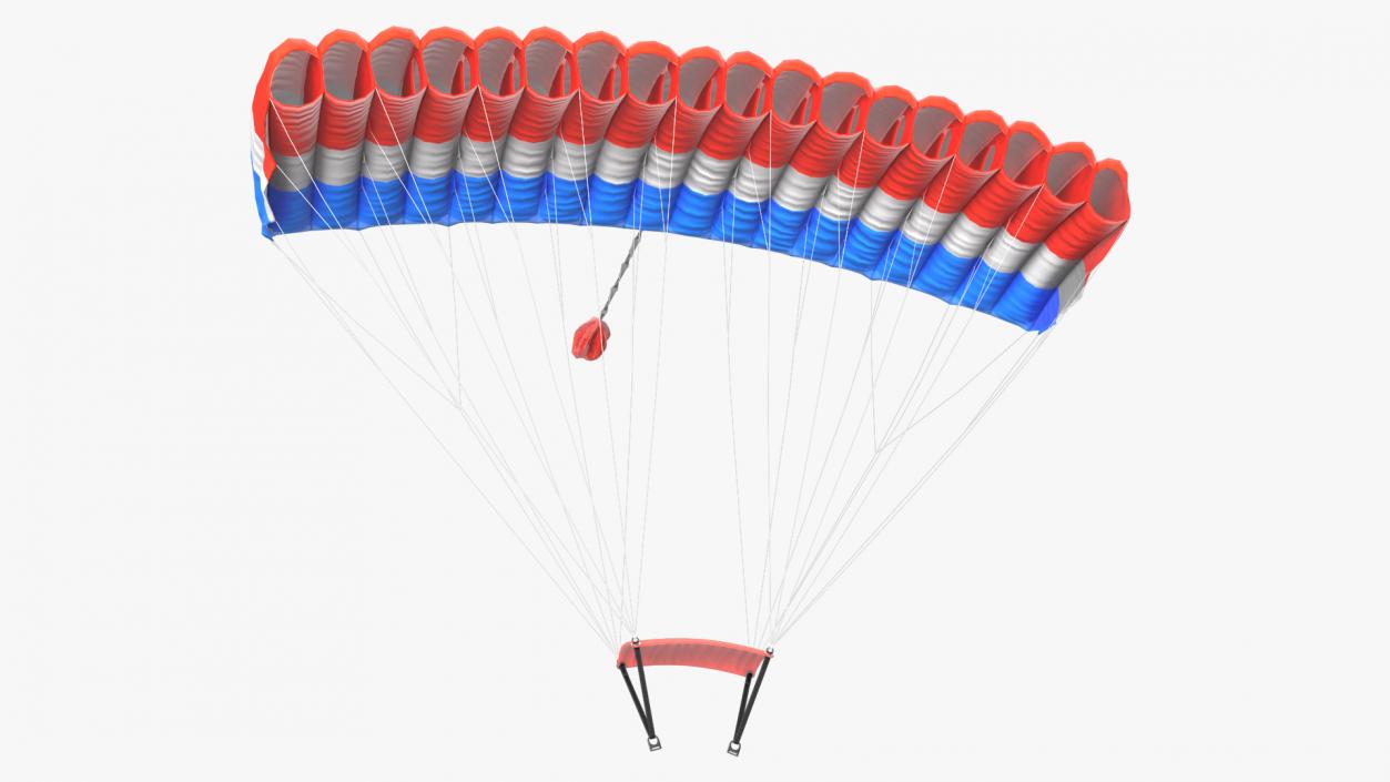 3D model Parafoil Parachute 2