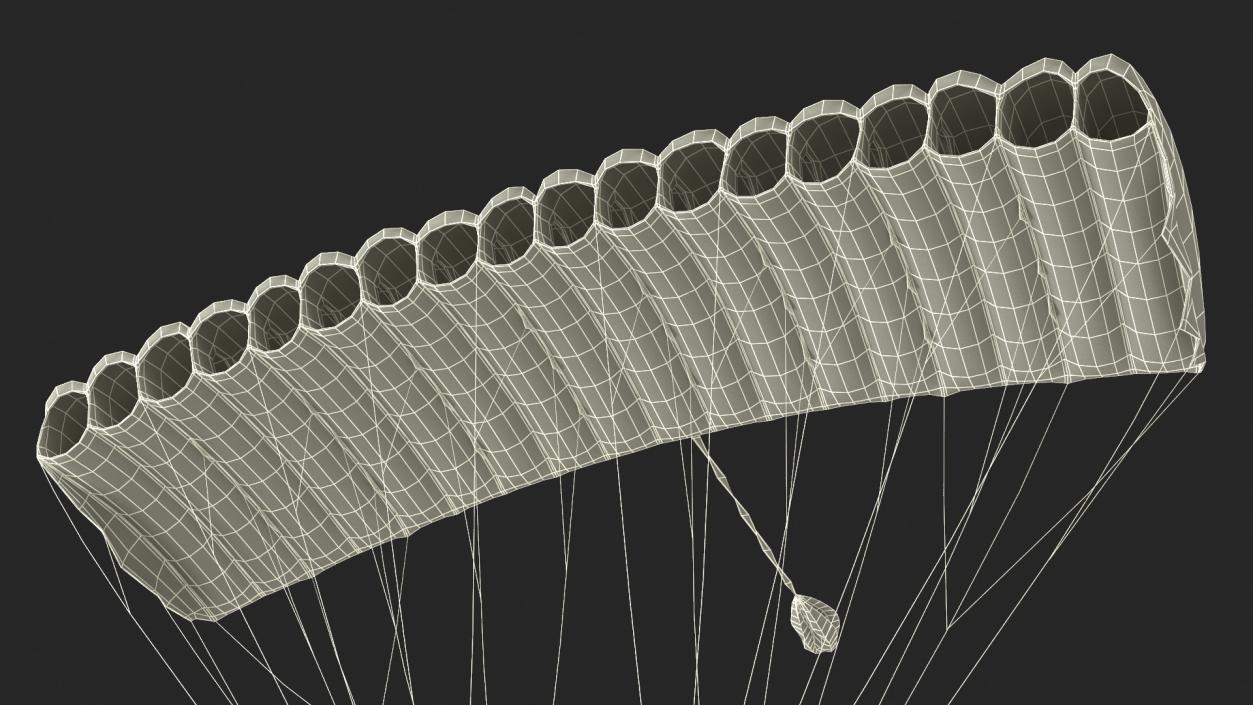 3D model Parafoil Parachute 2