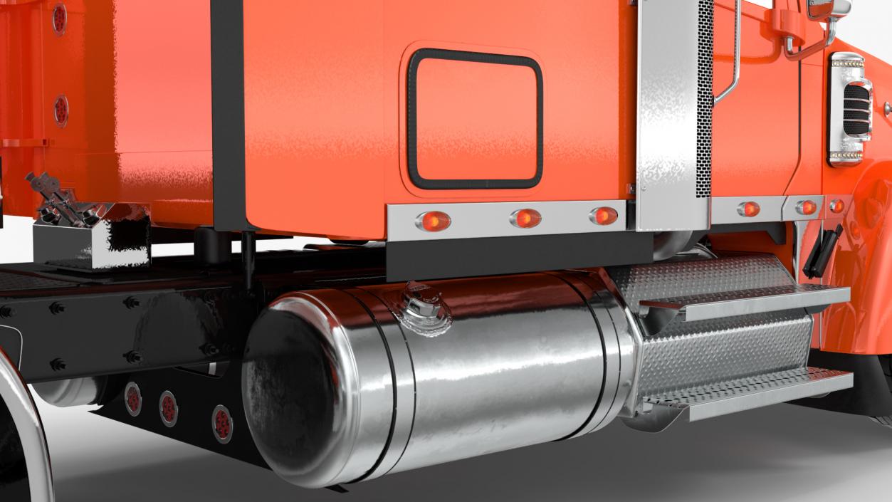 Freightliner Truck With Gas Tank 3D