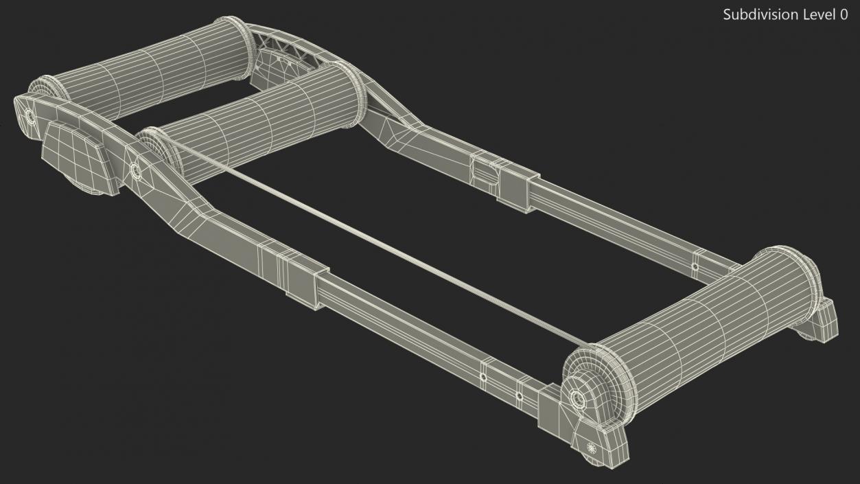 3D Indoor Bike Roller model