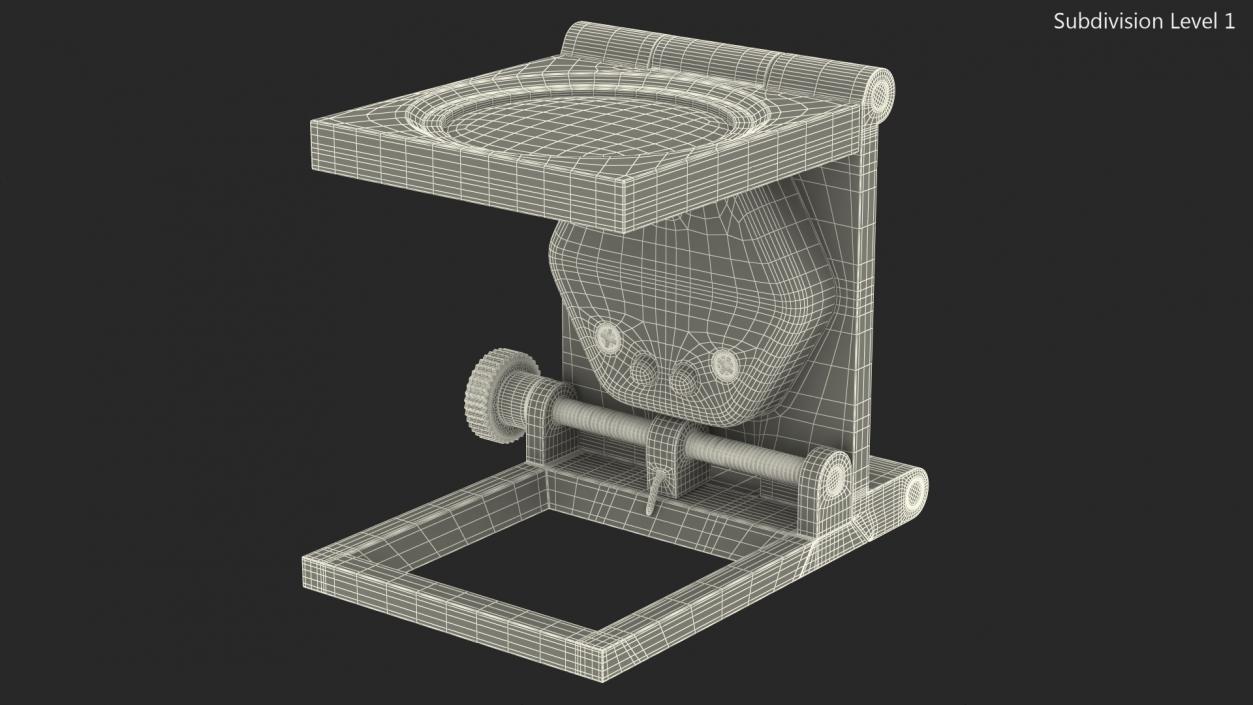 3D Foldable Magnifier with LED Light model