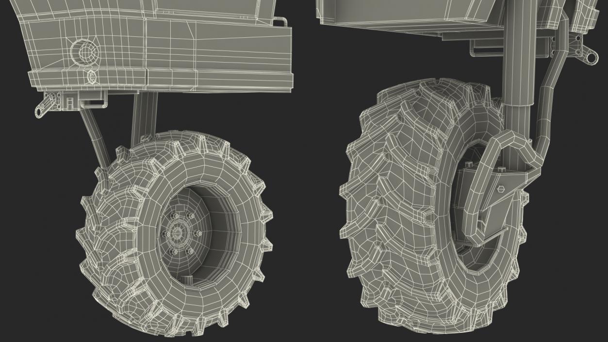 3D Harvester Vehicle Cabin model