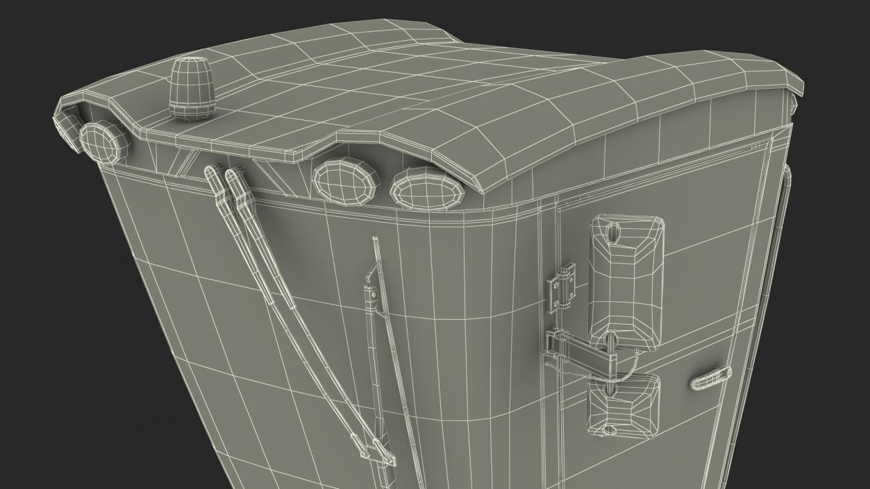 3D Harvester Vehicle Cabin model