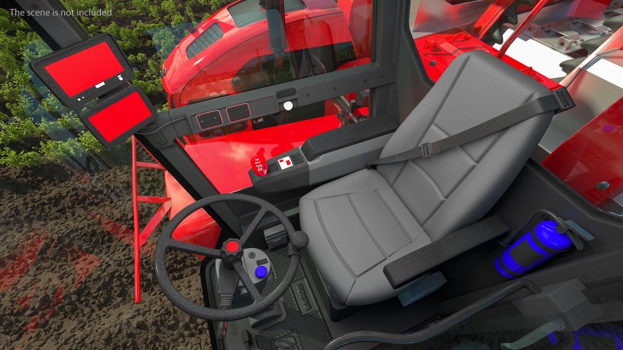 3D Harvester Vehicle Cabin model