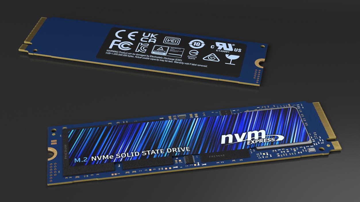 3D M2 NVMe SSD Blue 2 TB