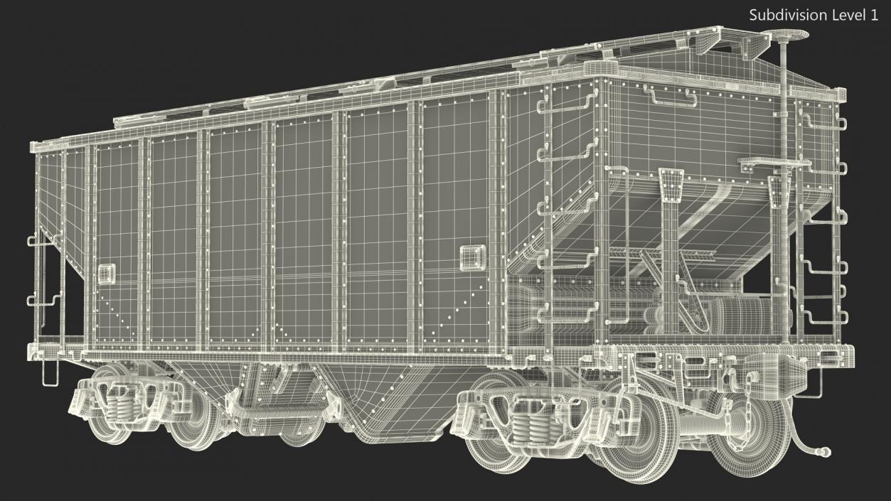 Two Bay Covered Hopper 3D