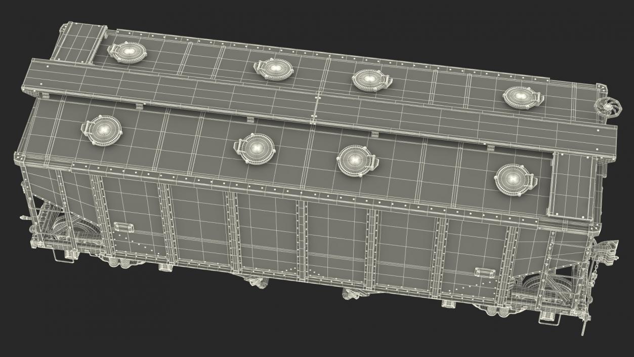 Two Bay Covered Hopper 3D