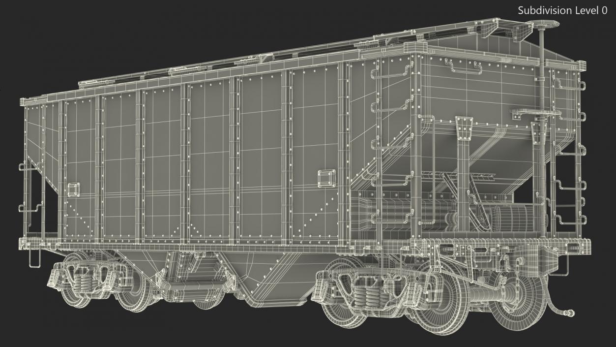 Two Bay Covered Hopper 3D