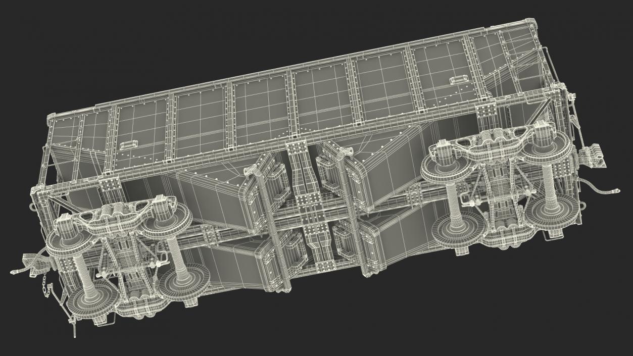 Two Bay Covered Hopper 3D