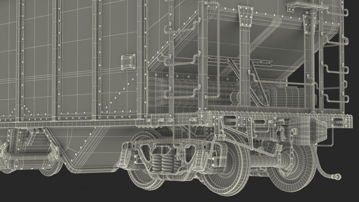 Two Bay Covered Hopper 3D