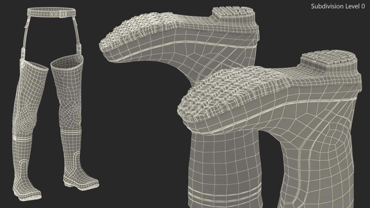 3D model Frogg Toggs Hip Boot