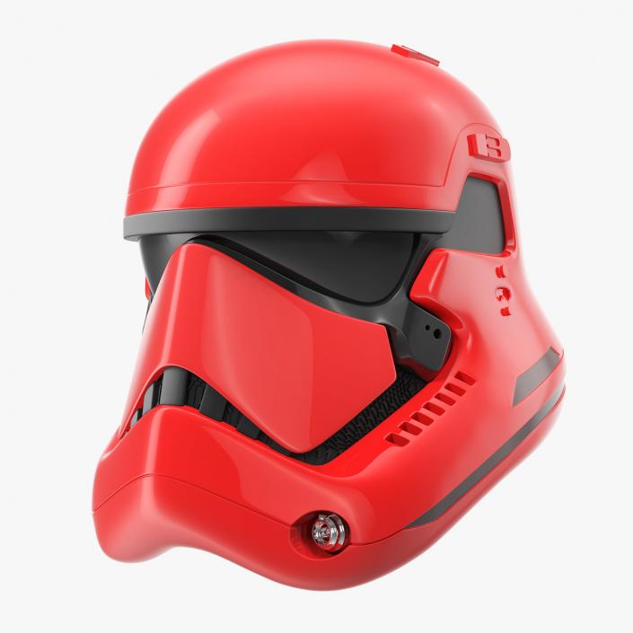 3D Stormtrooper Helmet Red model