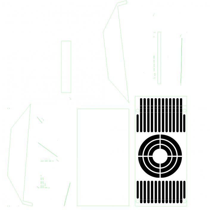 Superconductor Refrigerator Avanti 3D model