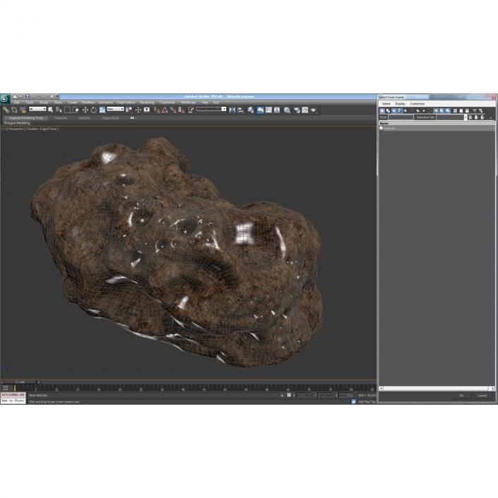 Meteorite 3D model