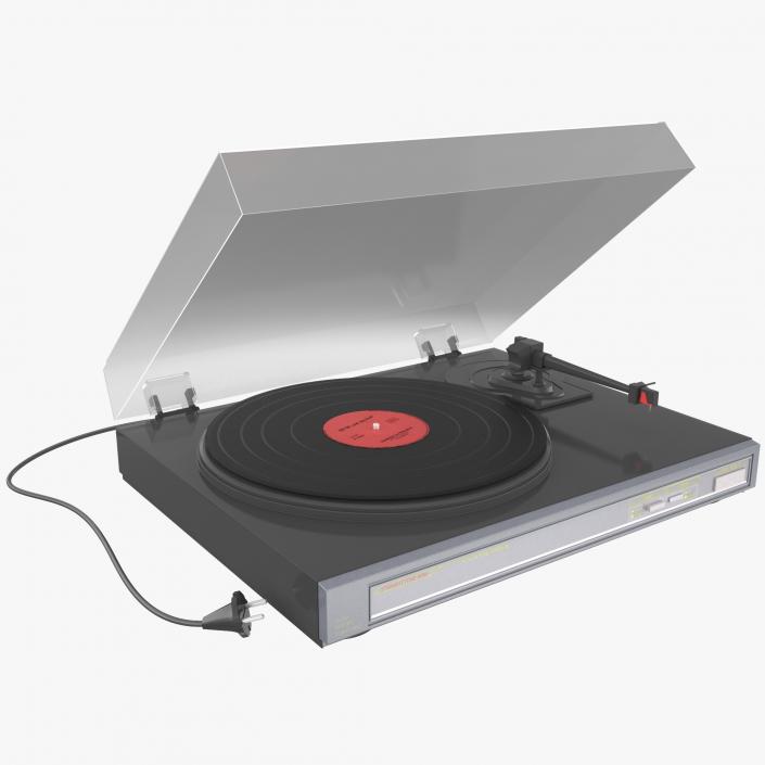 3D model Retro Turntable