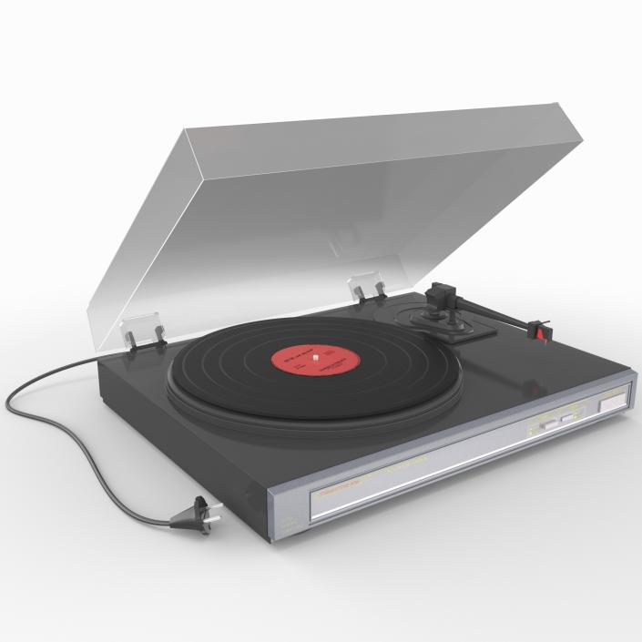 3D model Retro Turntable