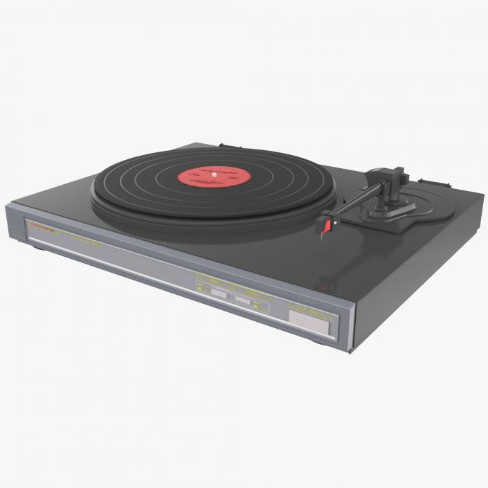 Retro Turntable 2 3D