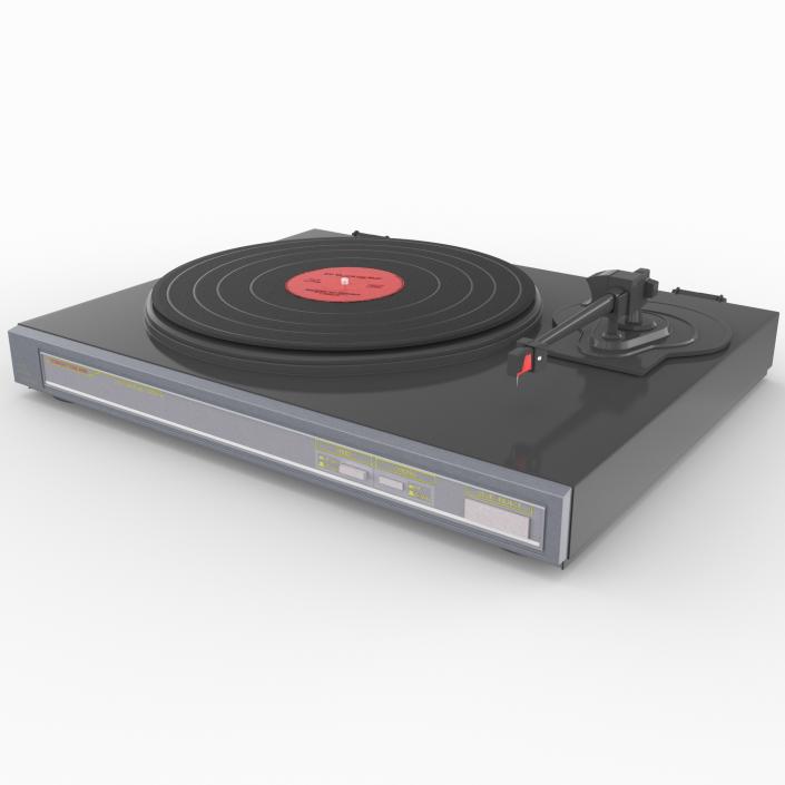 Retro Turntable 2 3D