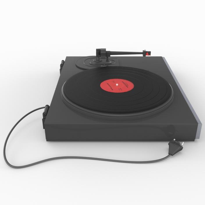 Retro Turntable 2 3D