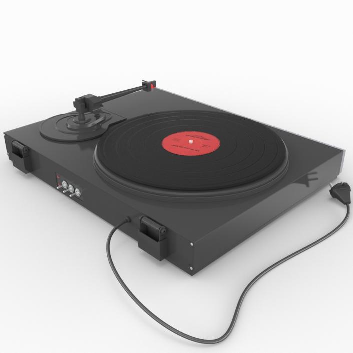 Retro Turntable 2 3D